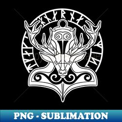 viking stag - Exclusive PNG Sublimation Download - Perfect for Sublimation Art