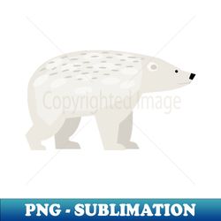 polar bear - png transparent sublimation design - unlock vibrant sublimation designs