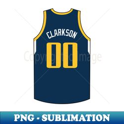 Jordan Clarkson Utah Jersey Qiangy - Trendy Sublimation Digital Download - Enhance Your Apparel with Stunning Detail