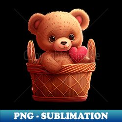 Cute teddy valentines day - Special Edition Sublimation PNG File - Transform Your Sublimation Creations