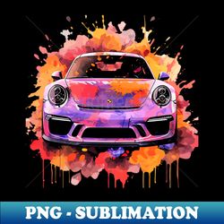 Pink Porsche GT3 RS - Exclusive Sublimation Digital File - Defying the Norms