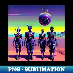 Surreal Alien Dreams 10 - Sublimation-Ready PNG File - Enhance Your Apparel with Stunning Detail