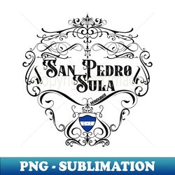 San Pedro Sula Vintage design - Retro PNG Sublimation Digital Download - Spice Up Your Sublimation Projects