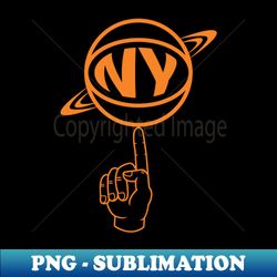 New York Spinning Ball Orange - Instant PNG Sublimation Download - Add a Festive Touch to Every Day