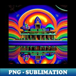 Surreal Shrooms Mystical Kingdoms 6 - Artistic Sublimation Digital File - Bold & Eye-catching