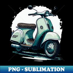 Piaggio Vespa - Decorative Sublimation PNG File - Stunning Sublimation Graphics