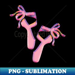 ballet shoes pop art mosaics - exclusive png sublimation download - defying the norms