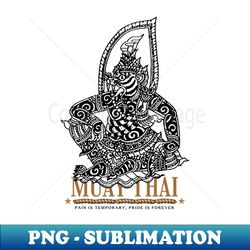 Vintage Muay Thai Tattoo Hermit - Premium PNG Sublimation File - Unleash Your Inner Rebellion