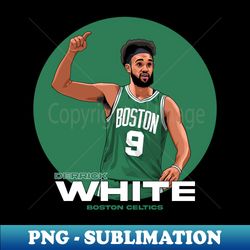 Derrick White - Exclusive PNG Sublimation Download - Bold & Eye-catching