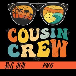 Cousin Crew Family Vacation PNG, Beach For Boys PNG