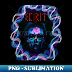 Spirit Skull - Elegant Sublimation PNG Download - Bold & Eye-catching