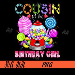 Cousin Of Birthday Girl PNG, Candyland Candy Birthday Party PNG