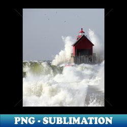 Lighthouse - High-Resolution PNG Sublimation File - Bold & Eye-catching