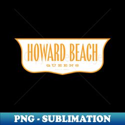 Vintage New York Shield - Howard Beach Queens - Creative Sublimation PNG Download - Instantly Transform Your Sublimation Projects