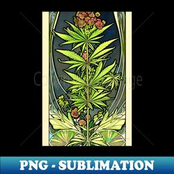 vintage cannabis dreams 24 - signature sublimation png file - perfect for sublimation art