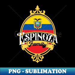 Espinoza Family - Ecuador flag - Instant PNG Sublimation Download - Perfect for Creative Projects