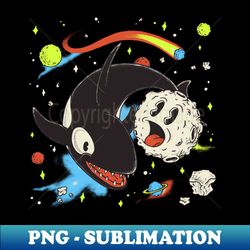 Space Whale Adventures - Exclusive PNG Sublimation Download - Instantly Transform Your Sublimation Projects