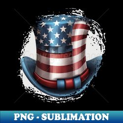4th of july patriotic american flag hat - premium sublimation digital download - transform your sublimation creations
