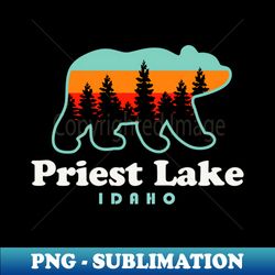 Priest Lake Idaho Camping Bear Spokane Washington - Aesthetic Sublimation Digital File - Defying the Norms