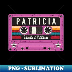 Retro Patricia name - Creative Sublimation PNG Download - Instantly Transform Your Sublimation Projects