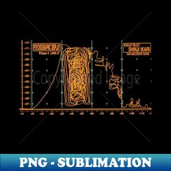 Evangelion Psychoanalysis Graph - Retro PNG Sublimation Digital Download - Instantly Transform Your Sublimation Projects