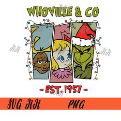 Whoville And Co Christmas PNG, Family Christmas Party PNG