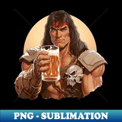 Barbarian Beer - Special Edition Sublimation PNG File - Fashionable and Fearless