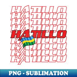 Hatillo Cascade text - PNG Sublimation Digital Download - Unlock Vibrant Sublimation Designs