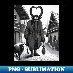 Krampus Rising Winters Nightmare - PNG Sublimation Digital Download - Boost Your Success with this Inspirational PNG Download