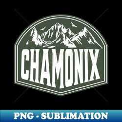 Chamonix France Mountains - Creative Sublimation PNG Download - Create with Confidence