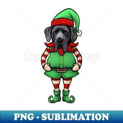 Great Dane Christmas Elf - Creative Sublimation PNG Download - Bring Your Designs to Life