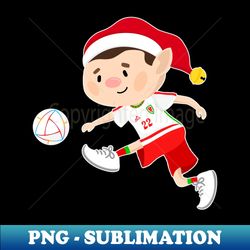 wales football christmas elf football world cup soccer - stylish sublimation digital download - perfect for sublimation mastery