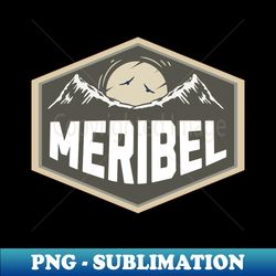 Meribel France Mountain Landscape - Exclusive Sublimation Digital File - Capture Imagination with Every Detail