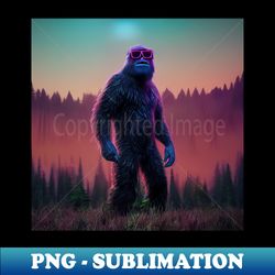 Dope Sasquatch in Nature - Digital Sublimation Download File - Boost Your Success with this Inspirational PNG Download