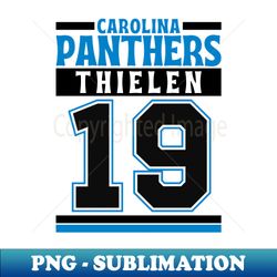Carolina Panthers Thielen 19 Edition 3 - Retro PNG Sublimation Digital Download - Unleash Your Inner Rebellion
