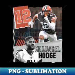 KhaDarel Hodge Football Poster Style - Premium Sublimation Digital Download - Vibrant and Eye-Catching Typography