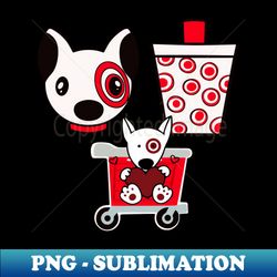 Cute Bullseye Puppy Team Member - Vintage Sublimation PNG Download - Defying the Norms