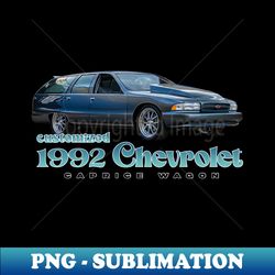 Customized 1992 Chevrolet Caprice Wagon - Vintage Sublimation PNG Download - Perfect for Creative Projects