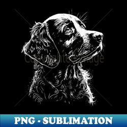 White Labrador Retriever - Sublimation-Ready PNG File - Unlock Vibrant Sublimation Designs
