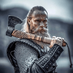 Viking forged axe - RAGNAR, Viking axe, personalised hatchet, viking hatchet