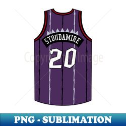 Damon Stoudamire Toronto Jersey Qiangy - PNG Transparent Digital Download File for Sublimation - Fashionable and Fearless