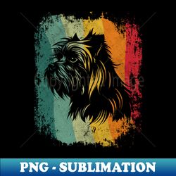 Retro Vintage Design Affenpinscher Dog - Signature Sublimation PNG File - Spice Up Your Sublimation Projects
