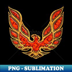 Firebird logo - Artistic Sublimation Digital File - Boost Your Success with this Inspirational PNG Download