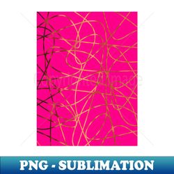 Pink With Scribbles - Special Edition Sublimation PNG File - Transform Your Sublimation Creations