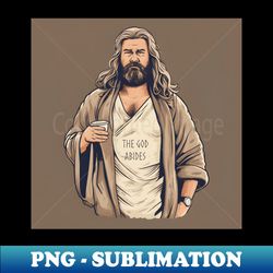 Fat Thor Dude - PNG Transparent Digital Download File for Sublimation - Enhance Your Apparel with Stunning Detail