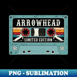 Vintage Arrowhead Mountain Ski - Signature Sublimation PNG File - Stunning Sublimation Graphics