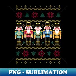 Nutcracker Christmas Ugly Sweater  Christmas Sweaters - Signature Sublimation PNG File - Unlock Vibrant Sublimation Designs