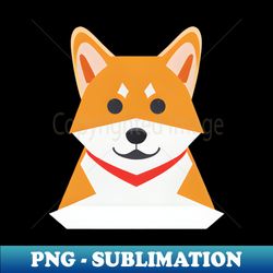Shiba Inu - Elegant Sublimation PNG Download - Bring Your Designs to Life