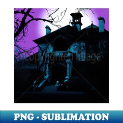 Spooky House - Vintage Sublimation PNG Download - Perfect for Creative Projects
