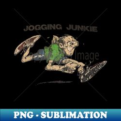 Jogging Junkie 1974 Vintage - Unique Sublimation PNG Download - Create with Confidence